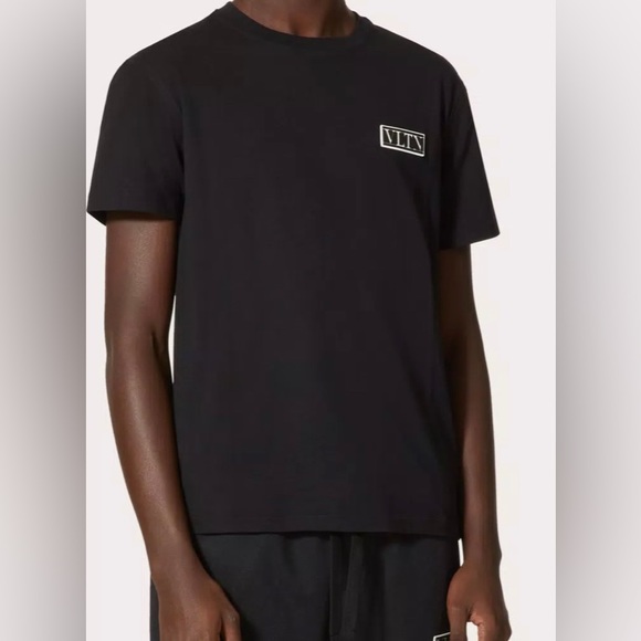 VALENTINO MENS COTTON T-SHIRT WITH VLTN TAG SZ L - Picture 3 of 11
